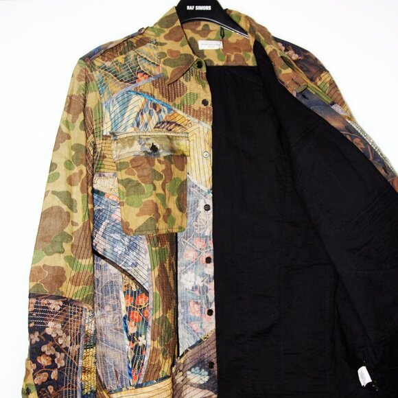 SS17 DRIES VAN NOTEN PATCHWORK SHIRT JACKET 48 - Picture 11 of 16